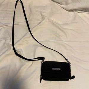 Vera Bradley black mini purse